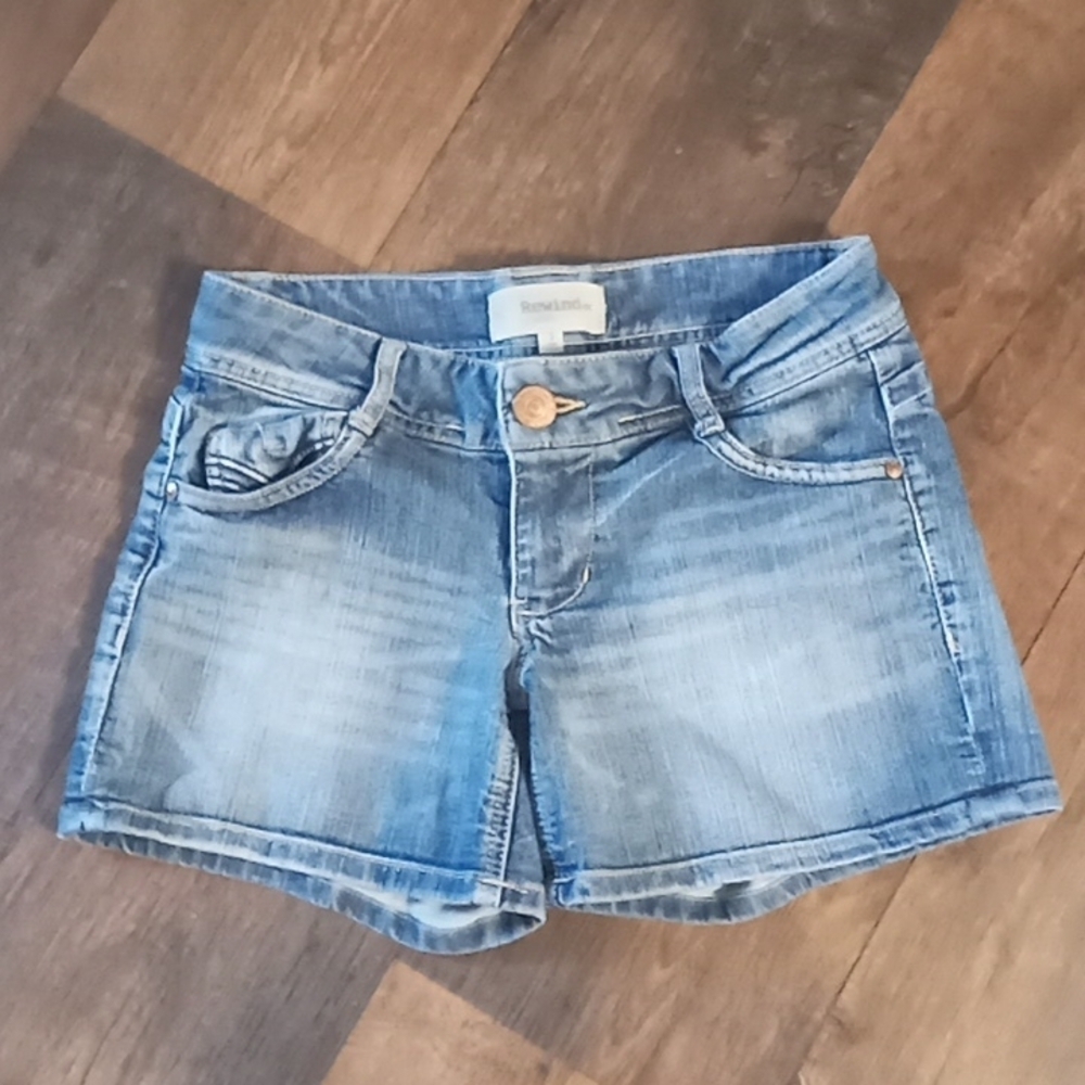 Rewind midrise denim shorts